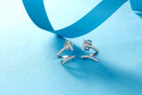 925 Sterling Silver Modern dynamic waltz Earring