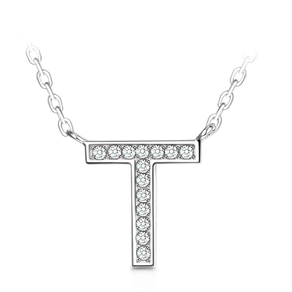 Famous "T "Sterling Silver Necklace
