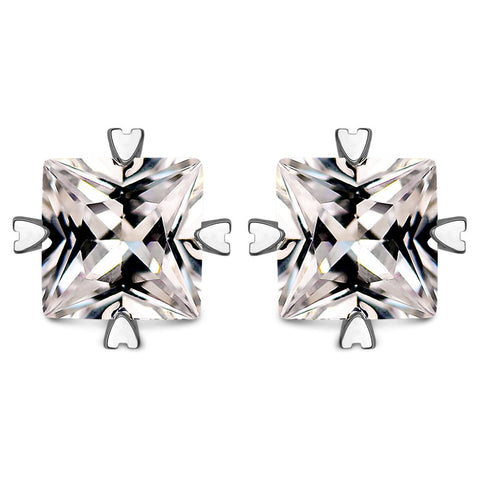 925 Sterling Silver Austrian Crystal Stud Earring