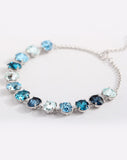 925 Sterling Silver Gorgeous Ocean Eyes Bracelet