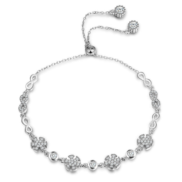 925 Sterling Silver Ice Story Bracelet