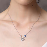 925 Sterling Silver Snow Diffuse Necklace