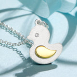 925 Sterling Silver Little Duck Necklace