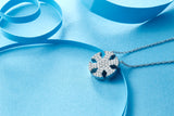 925 Sterling Silver Ice Story Necklace