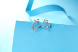 925 Sterling Silver Modern dynamic waltz Earring