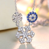 925 Sterling Silver Snow Diffuse Necklace