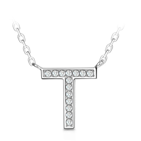 Famous "T "Sterling Silver Necklace