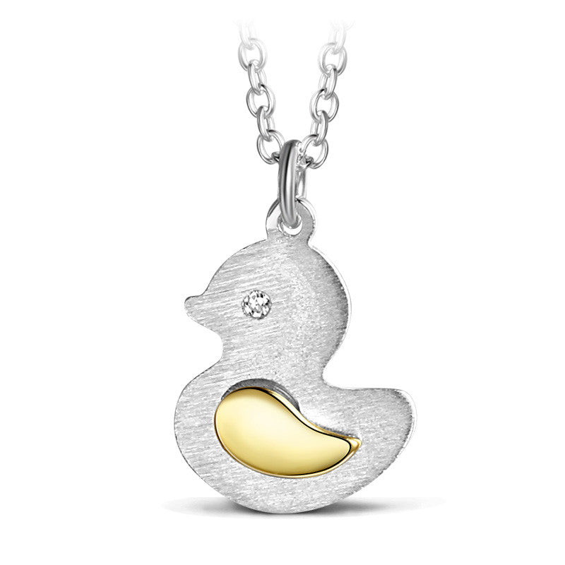Duck pendant necklace deals