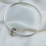 925 Sterling Silver Lucky Box Charm Bangle