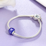 Dark Blue Crystal Charm