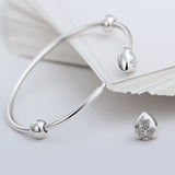 925 Sterling Silver Heart Shape Charm Bracelet