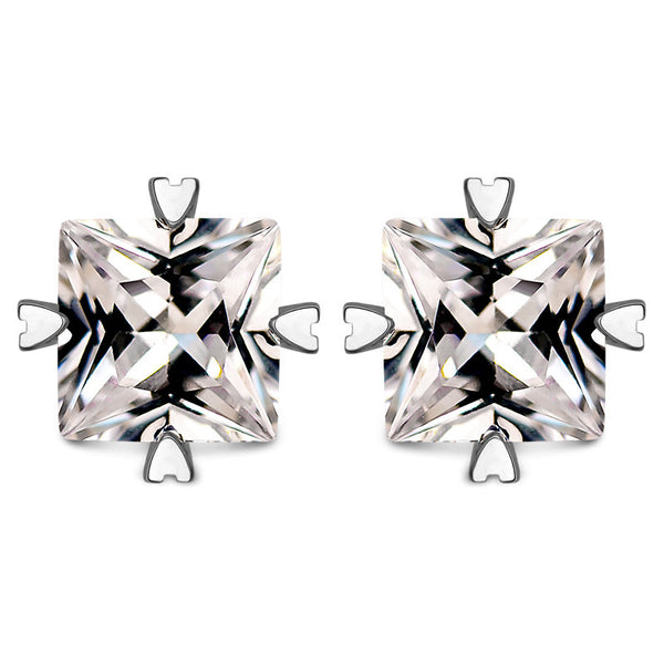 925 Sterling Silver Austrian Crystal Stud Earring