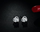 925 Sterling Silver Happiness Heart Earring