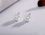 925 Sterling Silver Happiness Heart Earring