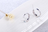 925 Sterling Silver Swarovski Elements Crystal Earring