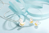925 Sterling Silver Little Duck Necklace