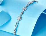 925 Sterling Silver Ice Story Bracelet